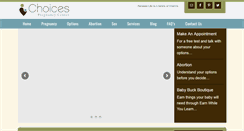 Desktop Screenshot of choicespregnancycenter.com